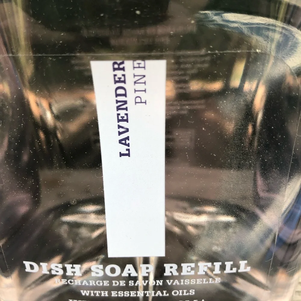 Williams Sonoma NWT 54 oz Lavender Pine refill dish soap refill
